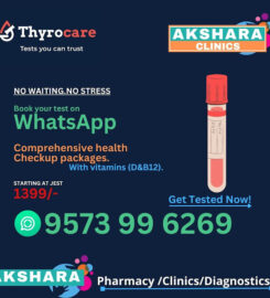 Thyrocare Diagnostics | Free Home Sample Collection Available | Blood Test At Home | Near by Thyrocare Nallagandla