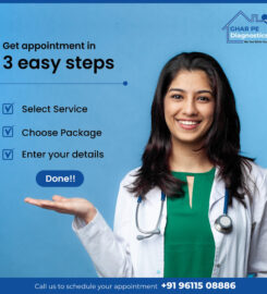 Ghar Pe Diagnostics – X Ray | ECG | PFT | Blood Test at Home